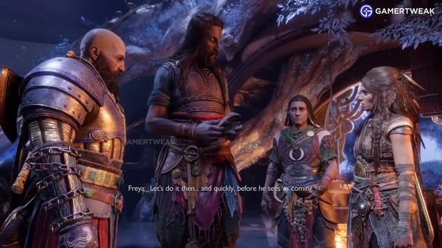 Brok Being Suspicious of Tyr in God of War Ragnarok [SPOILER] смотреть онлайн