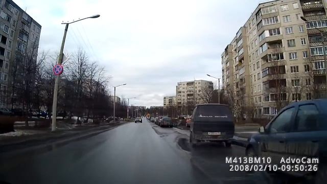 ТЕСТ ПАСМУРНО Видеорегистратор AdvoCam FD5 Profi смотреть онлайн