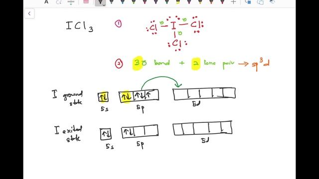 Hybridisation in ICl3 смотреть онлайн