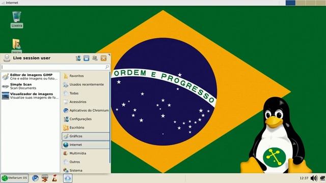 Stellarium OS distribuição Linux brasileira baseada no Ubuntu Linux LTS смотреть онлайн