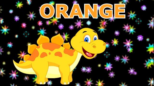 Динозавры(Dinosaurs)Colors for Children to Learn/Учим цвета на русском и английском языке/НОВИНКА смотреть онлайн