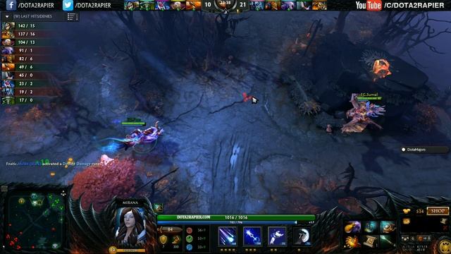 Fear Dota 2 [Mirana] Fear The Arrow - Shanghai Major смотреть онлайн