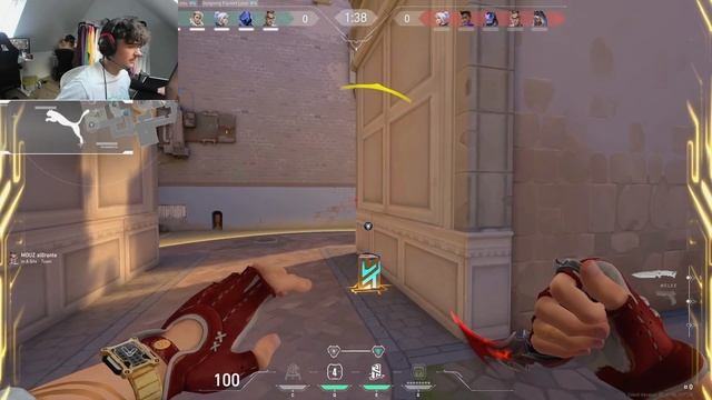 Playing VALORANT While Getting a HAIRCUT ?! | MOUZ al0rante смотреть онлайн