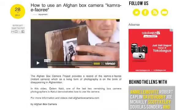 Afghan Box Camera Project by Lukas Birk and Sean Foley (Archive) смотреть онлайн