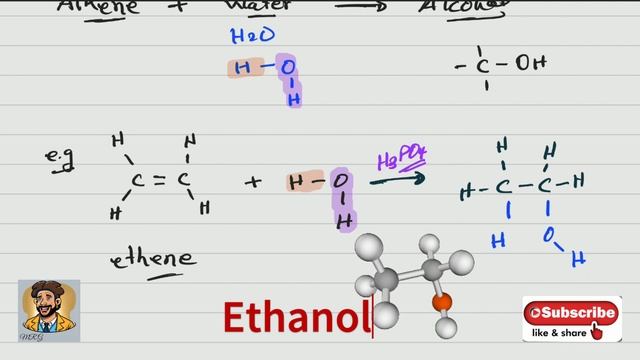 Hydration of Alkenes for Grade 12. смотреть онлайн