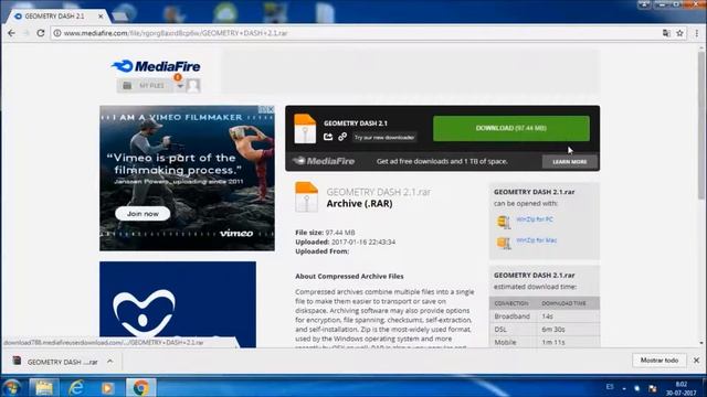 Como descargar geometry dash 1 link mediafire para pc смотреть онлайн