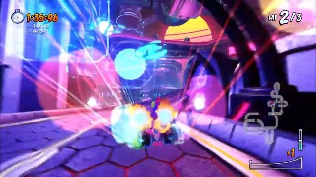 CTR: Nitro fueled - Electron Avenue - Time trial (2:59:68) смотреть онлайн