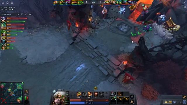 Topson mid Techies vs Pugna | First 10 minutes смотреть онлайн