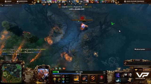 Liquid.MATUMBAMAN Godlike Ursa 28Kills vs OG @ Defense DOTA 2 смотреть онлайн