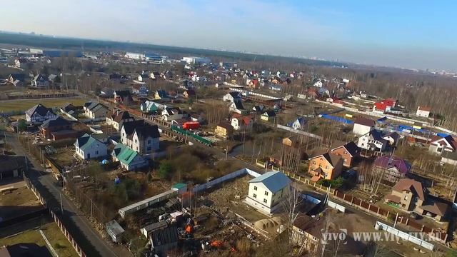 Весна в Ковалево с высоты 60 метров смотреть онлайн