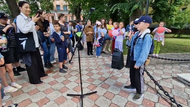 Тула, Пушкинский сквер. К юбилею А С Пушкина (детская часть программы) смотреть онлайн