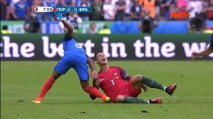 Сюжет о травме Криштиану Роналду на ЕВРО