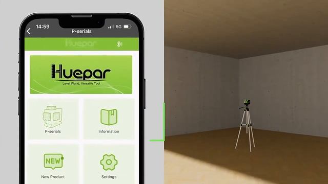 Nivela Laser Huepar P04 CG смотреть онлайн