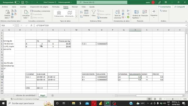 Método Simplex, uso de excel, uso de software (resolver ejercicios, ) смотреть онлайн