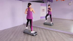 Билатеральная (симметричная) связка по степ-аэробике на 32 счета