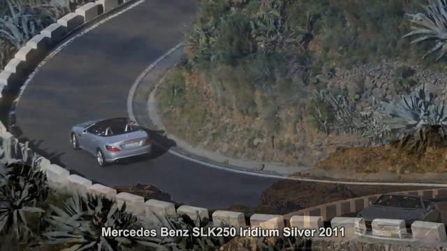 #2328. Mercedes Benz SLK250 Iridium Silver 2011 (очень красиво) смотреть онлайн