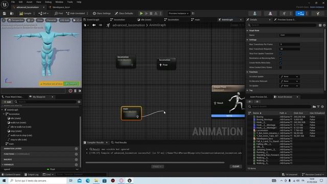 How to create an advance animation blueprint in unreal engine 5 смотреть онлайн