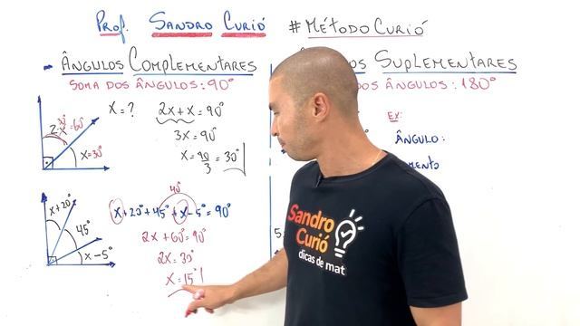 FÁCIL e RÁPIDO | ÂNGULOS COMPLEMENTARES e SUPLEMENTARES смотреть онлайн