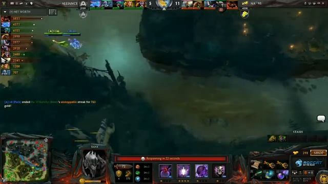 Na`Vi vs Alliance - Game 1 LB [DreamLeague] Русские Комментарии v1lat & CaspeRRR смотреть онлайн