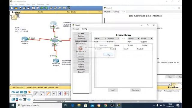 WAN Emulation Frame Relay Cisco Packet Tracer