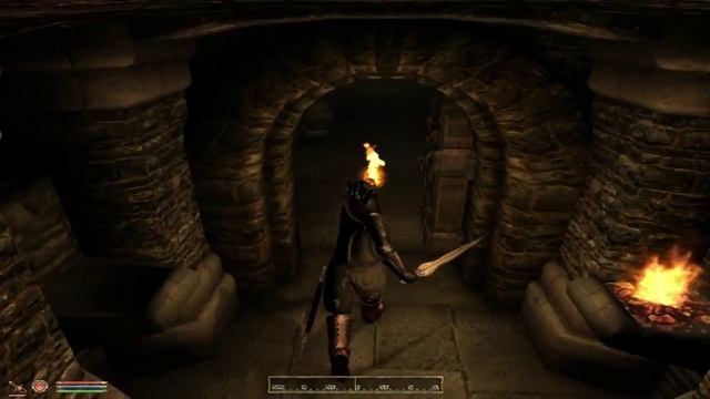 Oblivion - battle in fort ruin смотреть онлайн