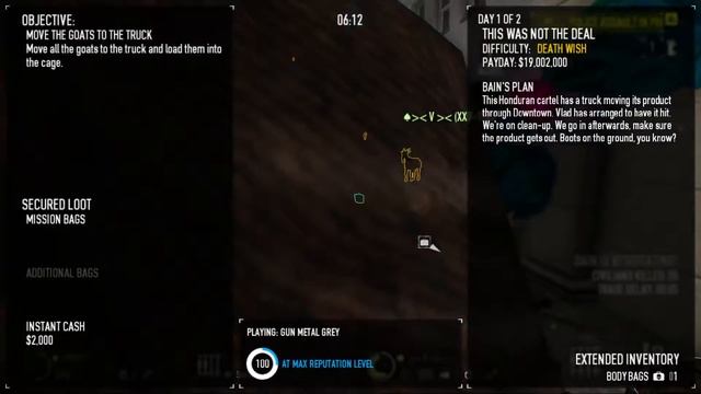 Payday 2 20167 03 02 Goat Simulator Death Wish смотреть онлайн