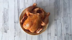 Курица с хрустящей корочкой запеченная в духовке целиком  Как запечь целую курицу вкусно и просто?