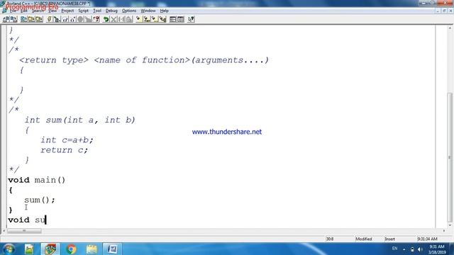Function or Method Creation in C Programming смотреть онлайн