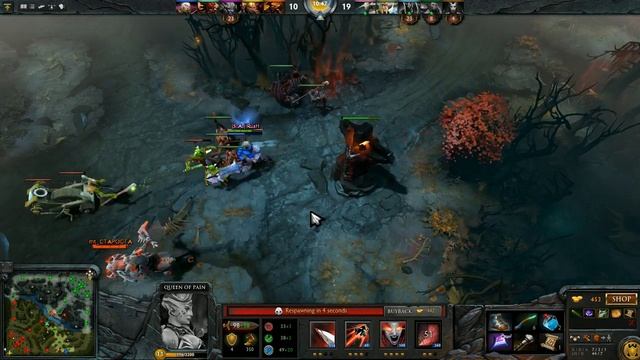 XBOCT (Queen of Pain) - Gameplay Dota 2 MMR смотреть онлайн