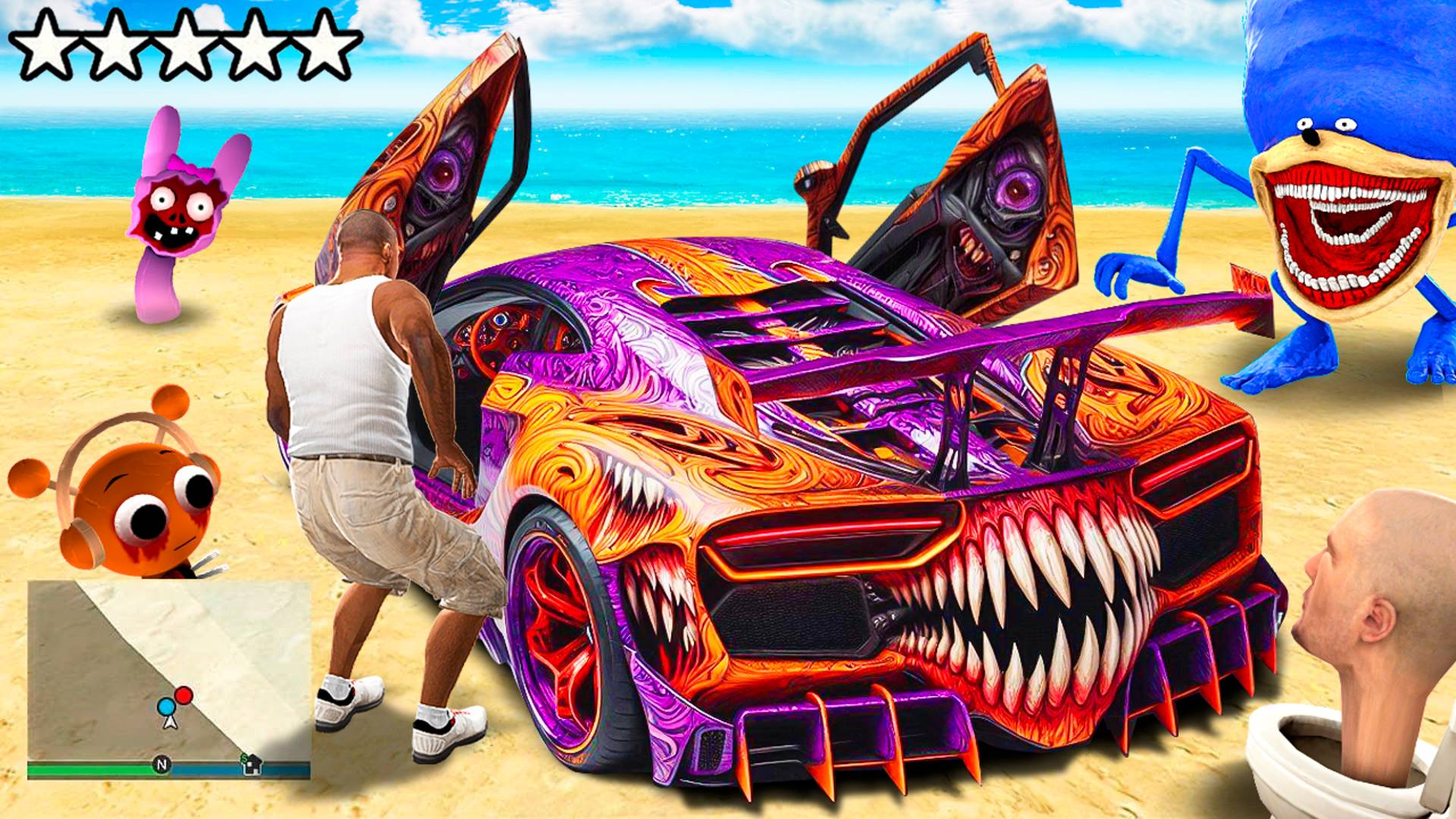 УГНАЛ САМЫЕ СТРАШНЫЕ МАШИНЫ В ГТА 5 МОДЫ! РЕАЛЬНАЯ ЖИЗНЬ ВОРОВ ОБЗОР МОДА GTA 5! ГТА МОД ИГРЫ смотреть онлайн