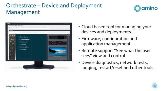 Enterprise TV & Digital Signage - What's New?", Amino & AMT webinar (March 2023) смотреть онлайн