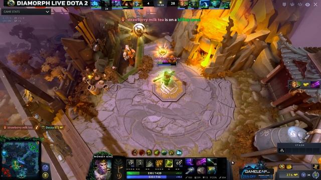 Undead Immortal Monkey King by Miracle- 50 KILLS 900 GPM 9k MMR Crazy Game Patch 7.00 Dota 2 смотреть онлайн
