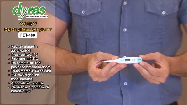 Digitálny lékársky teplomer FET-480 "Acura" смотреть онлайн