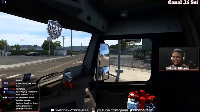 American Truck Simulator - PASSEIO PELAS PAISAGENS DOS EUA смотреть онлайн