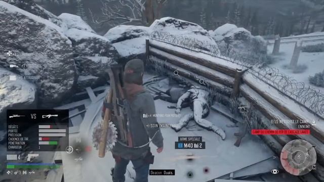 Days gone:(PS4)Camp de chemin de fer de cascade lakes смотреть онлайн