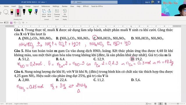 LUYEN TAP AXIT NITRIC - MUỐI NITRAT (PHẦN 6) смотреть онлайн