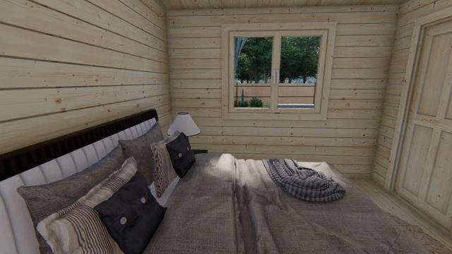 1 Bed Type A Log Cabin 5.9m x 5m - Mycabin.ie смотреть онлайн