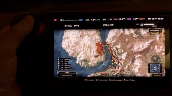 Beauty or Frame Rate - You decide! Running The Witcher 3 on Ultra Settings on the Steam Deck OLED