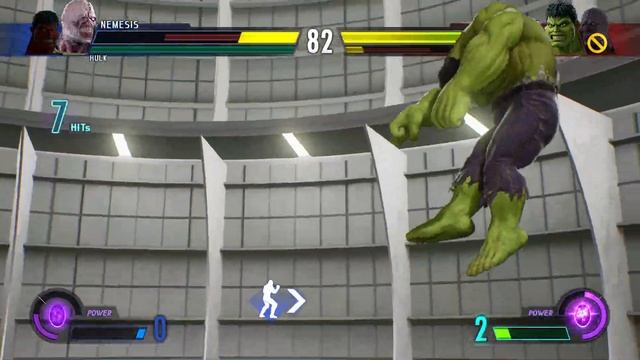 Nemesis & Red Hulk vs Nemesis & Green Hulk (Very Hard) - Marvel vs Capcom | 4K UHD Gameplay смотреть онлайн