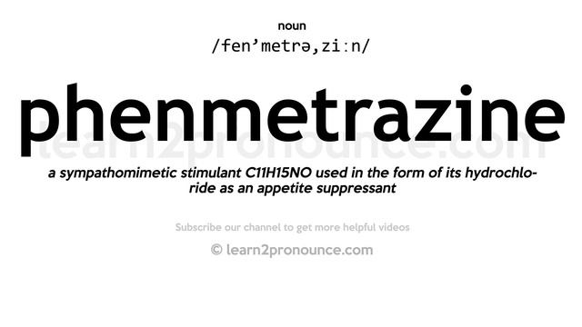 Pronunciation of Phenmetrazine | Definition of Phenmetrazine смотреть онлайн