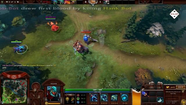 Dota 2 update 6.84 - Weaver with Aghanim's Scepter смотреть онлайн