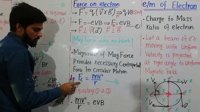 e/m of an electron(intermediate Part-2 Chap#14) || Physics Hour смотреть онлайн