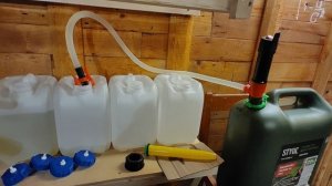 Заправка доп.баков дизельной печки.