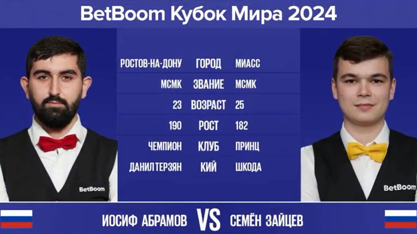 "BetBoom Кубок Мира 2024". И.Абрамов (RUS) - С.Зайцев (RUS). Св.пирамида с продолжением. 12.11.24. смотреть онлайн