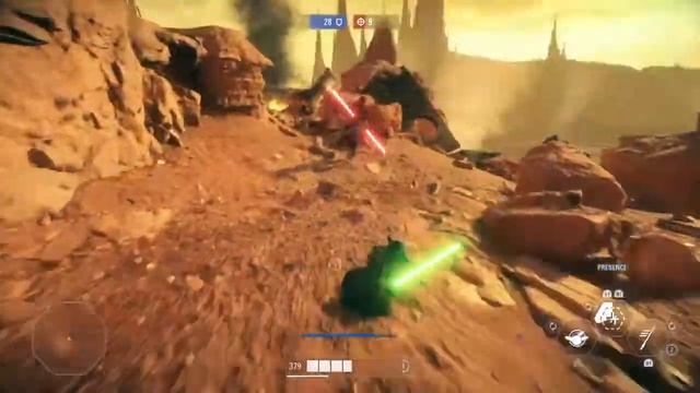 STAR WARS Battlefront 2 God mode Yoda glitched смотреть онлайн