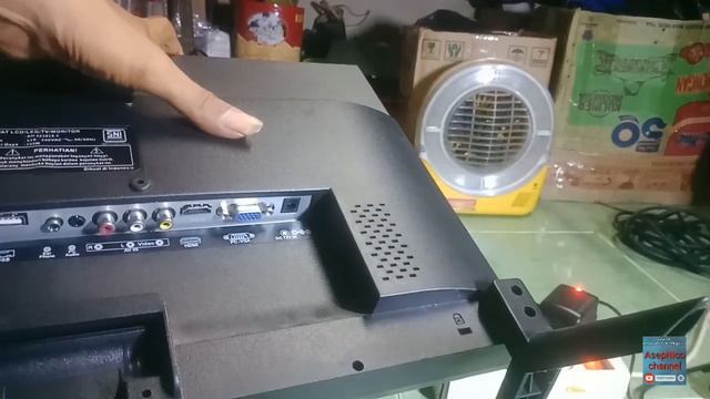 TV LED MATI TOTAL CUKUP PAKAI ADAPTOR ....