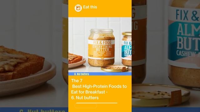 The 7 Best High Protein Foods to Eat for Breakfast: 6. Nut butters | Eat this смотреть онлайн