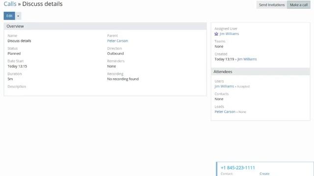 VoIP Integration Extension For EspoCRM