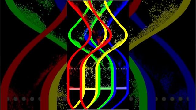 Particle Race - Marble Race In Algodoo #Shorts