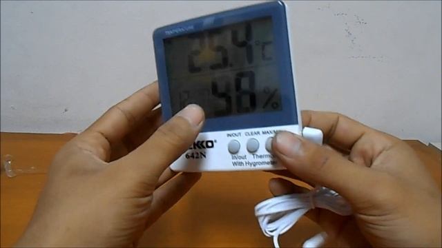 Cara menggunakan Thermo Hygrometer DEKKO 642N смотреть онлайн
